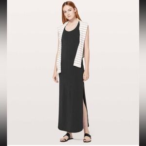 Lululemon Restore and Revitalize Maxi Dress Heather Gray